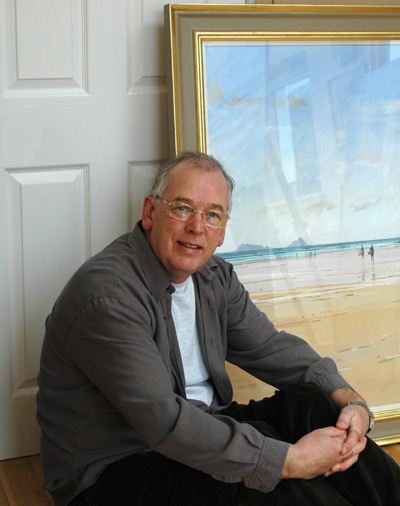 Robert Kelsey in his studio